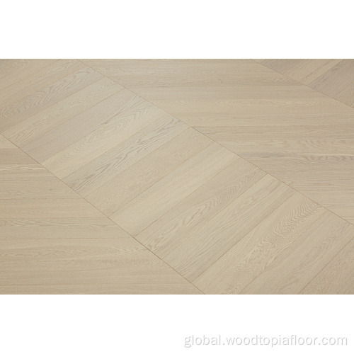 Light Color Wood Floors Bright color High grade engineered chevron fishbone Supplier